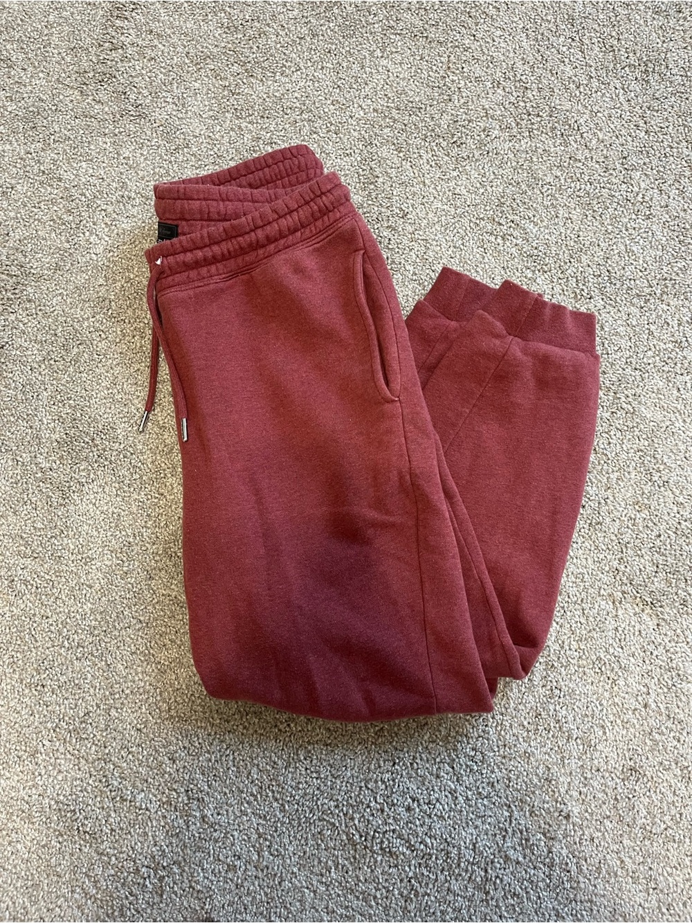 Saks Fifth Avenue Mens Red Drawstring Jogger Pants